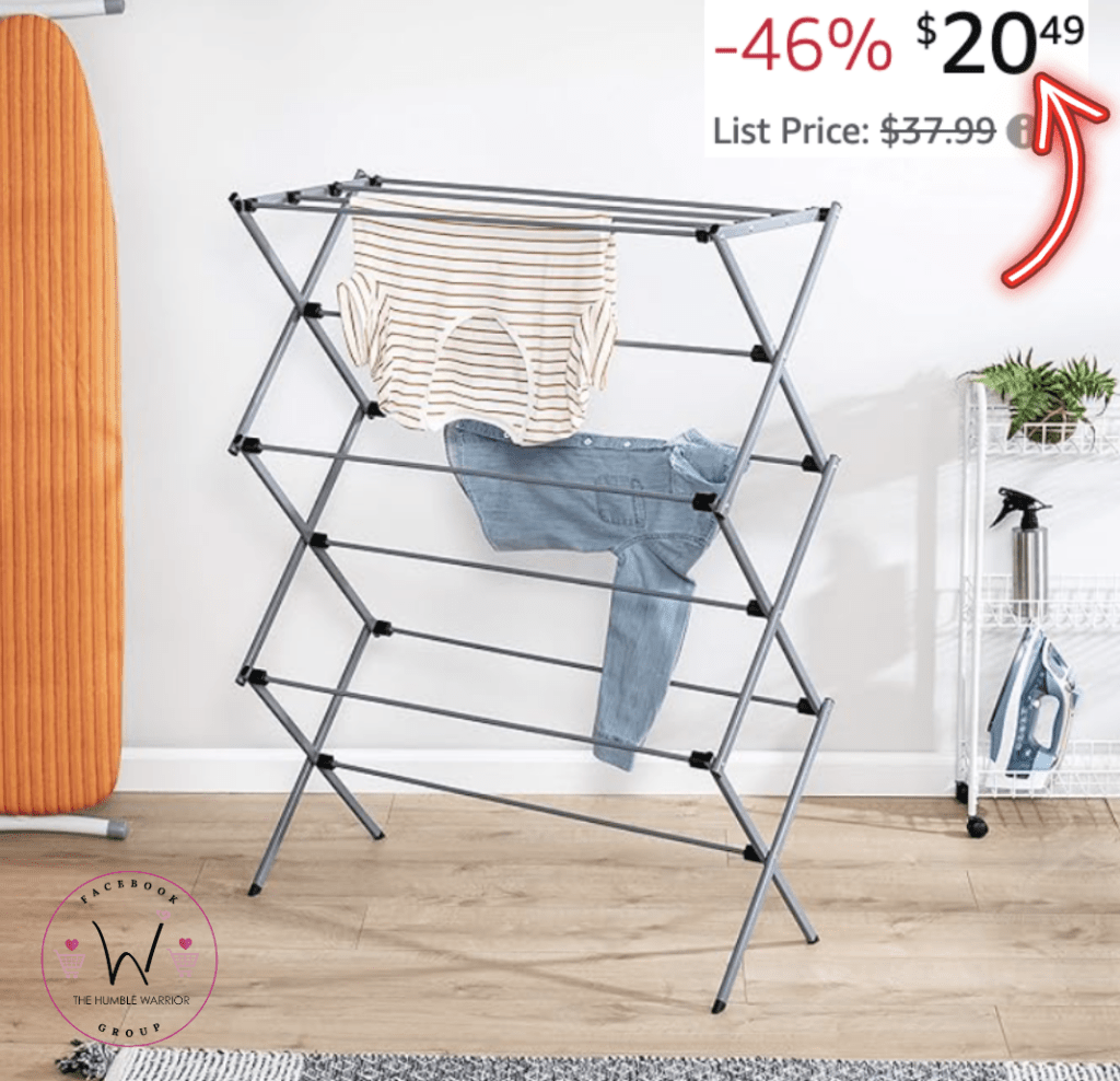 Honey-Can-Do Deluxe Metal Collapsible Clothes Drying Rack!
